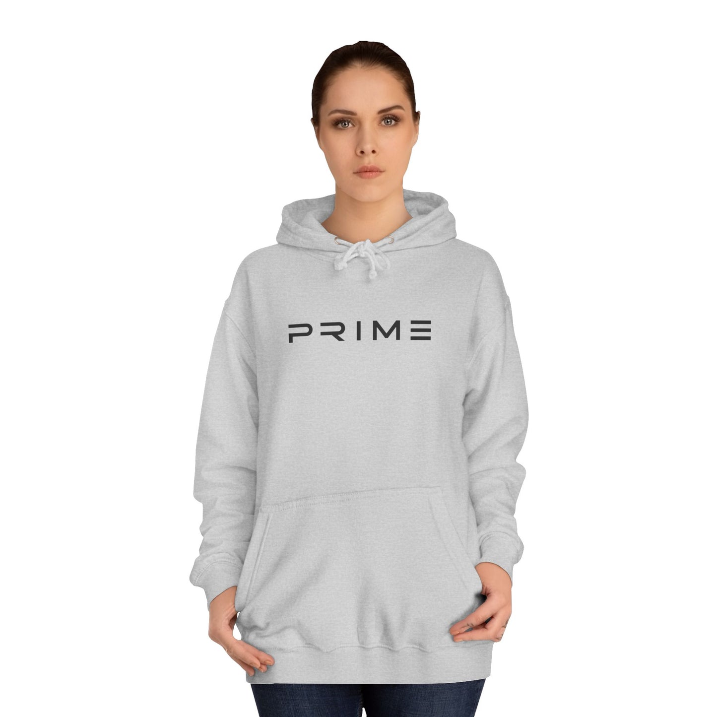 PRIME Essential Hoodie – Heather Grey