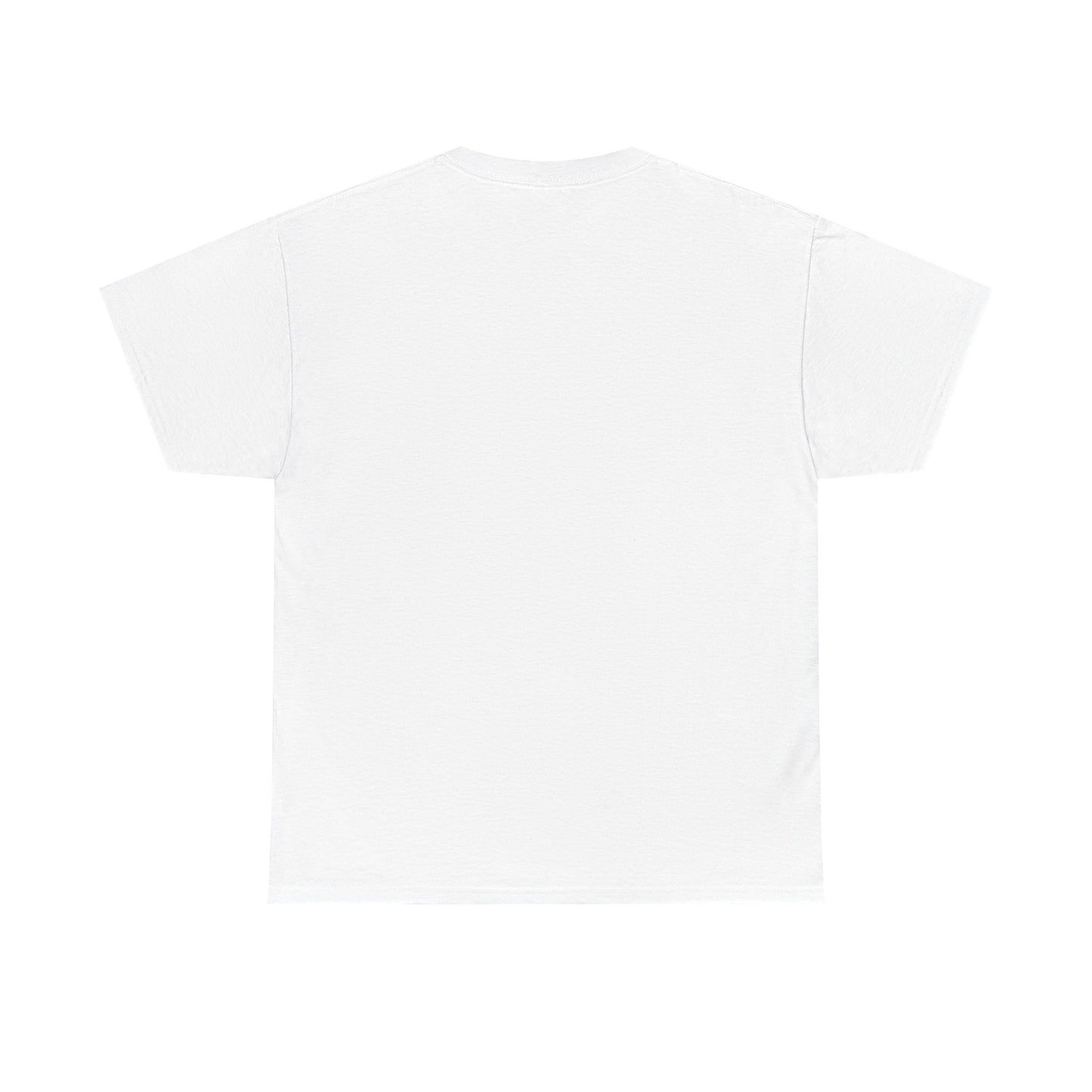 PRIME Vertical Logo Heavy Cotton T-Shirt – White Minimalist Streetwear Tee